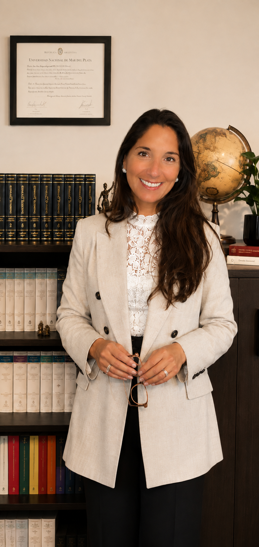 Lorena Borruto en su oficina